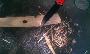 Making the base of a bow drill failure.