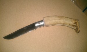 Blade assembled without the outer locking ring for a test.